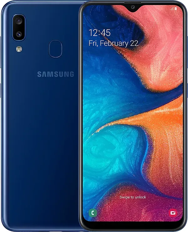 Фото - Смартфон Samsung Galaxy A20 3/32Gb Blue (SM-A205FZBV)