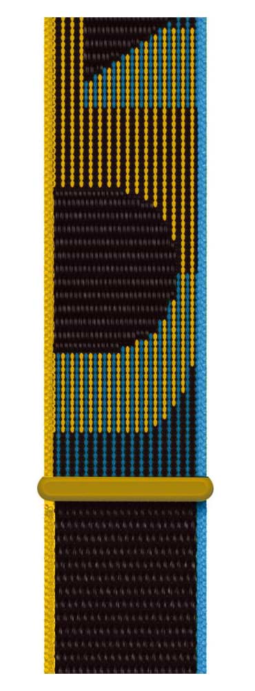 Ремінець для смарт-годинника ArmorStandart Nylon Band for Apple Watch 42 (Series 11-10)/41/40/38 Blue Unity (ARM74209)