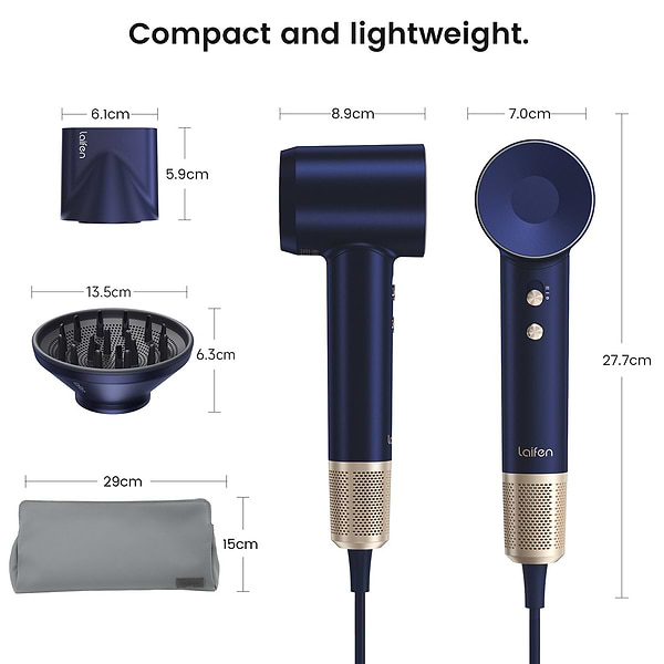 Фото - Фен Laifen Swift Premium Platinum блакитний (LF03-PBG-EU)