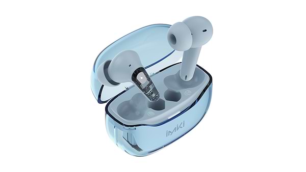 Фото - Наушники вкладыши беспроводные TWS iMiki T14SE Sky Blue