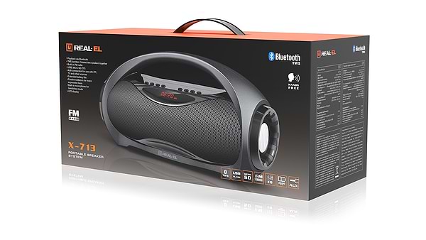 Фото - Акустическая система REAL-EL X-713 Black