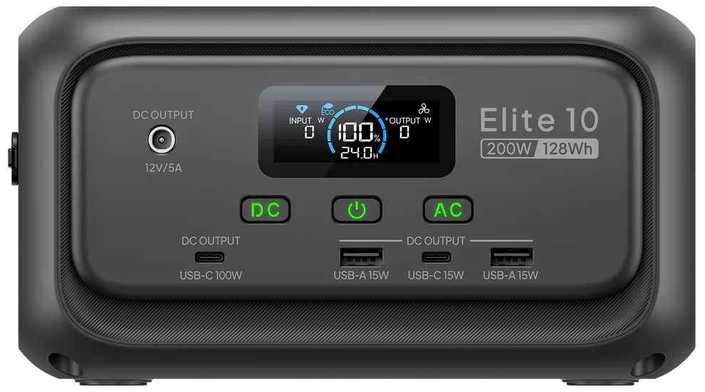 Зарядная станция универсальная Bluetti Elite 10V2 (200 Вт, 128 Вт/час)