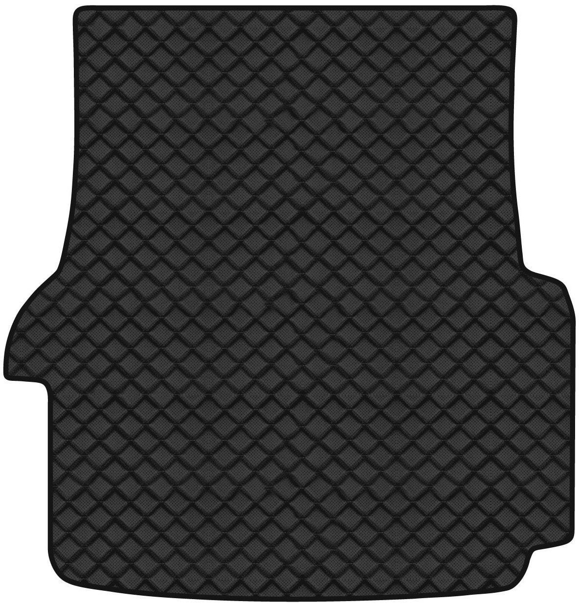 Коврик из экокожи в багажник авто EVAtech для 5 Series (E39) BMW 1995-2004 4 поколение Sedan EU BM11084BD1BBB