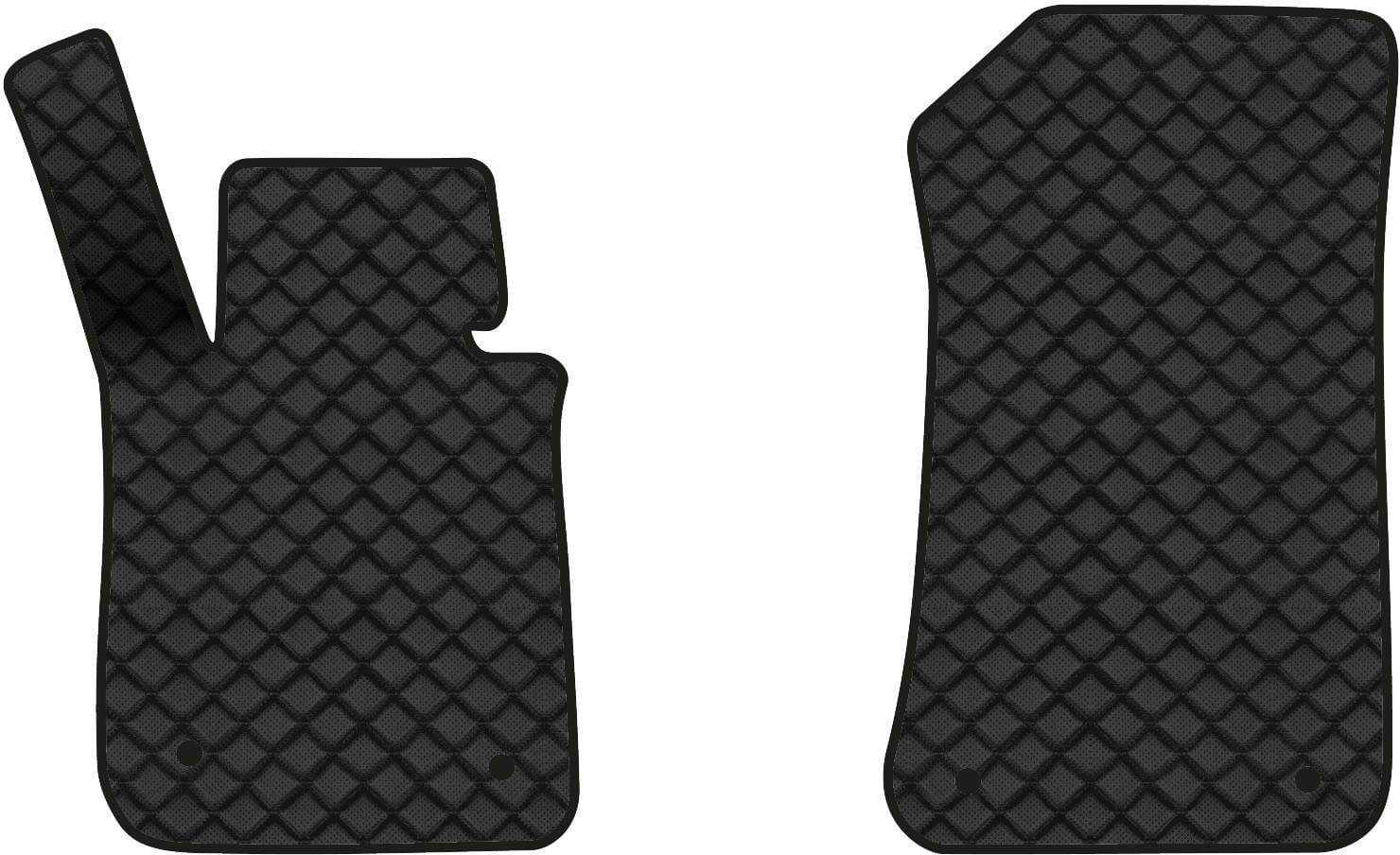 Килимки з екошкіри в салон авто передні EVAtech ECO для 1 Series (E87) 5-doors BMW 2004-2012 1 покоління Htb EU BM11095A2BW4BBB