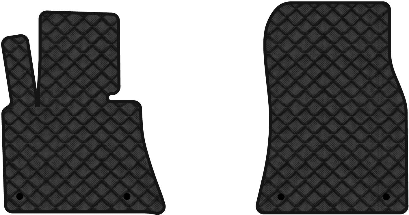 Коврики из экокожи в салон авто передние EVAtech ECO для X5 (E53) Restyling BMW 2003-2006 1 поколение SUV EU BM12222A2BW4BBLB