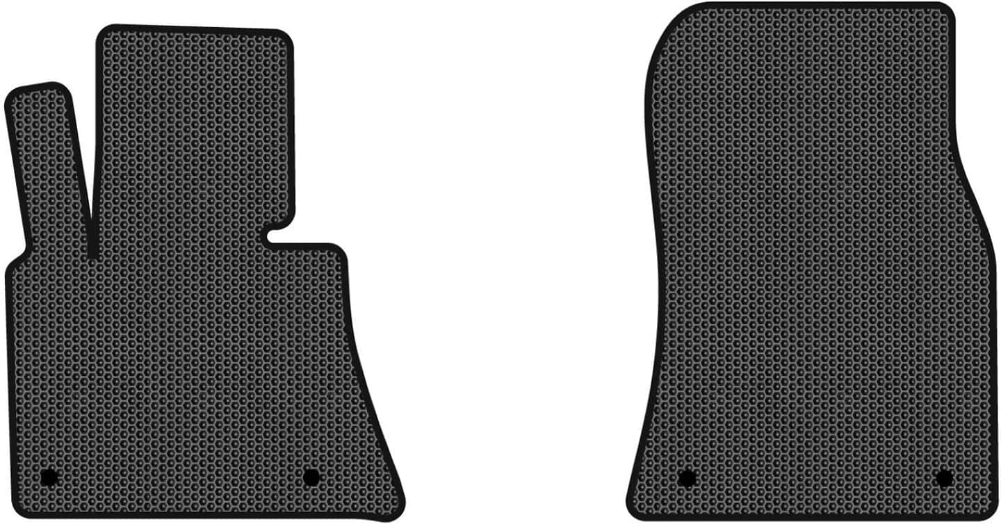 EVA коврики в салон авто передние EVAtech для X5 (E53) Restyling BMW 2003-2006 1 поколение SUV EU (BM12222A2BW4SBB)