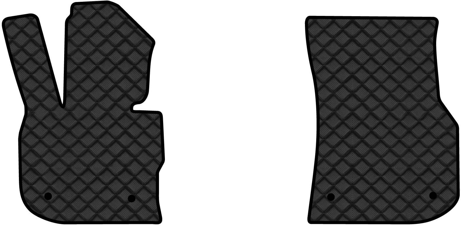 Килимки з екошкіри в салон авто передні EVAtech ECO для X4 (GO2) BMW 2018 2 покоління SUV USA BM13384A2BW4BBLB