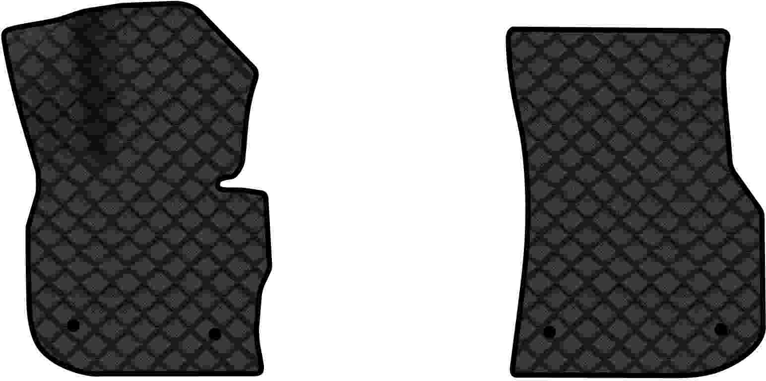 Коврики из экокожи в салон авто передние EVAtech ECO для X4 (GO2) BMW 2018 2 поколение SUV USA BM13384AD2BW4BBLB