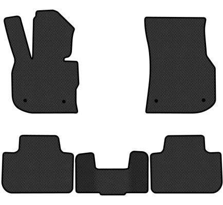 Коврики из экокожи в салон авто EVAtech ECO для X4 (GO2) BMW 2018 2 поколение SUV USA BM13384C5BW4BBLB