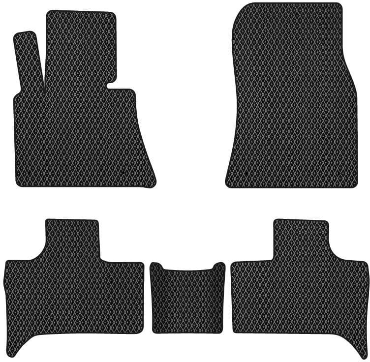 EVA коврики в салон авто EVAtech для X5 (E53) Restyling BMW 2003-2006 1 поколение SUV EU BM14055C5BM4RBB