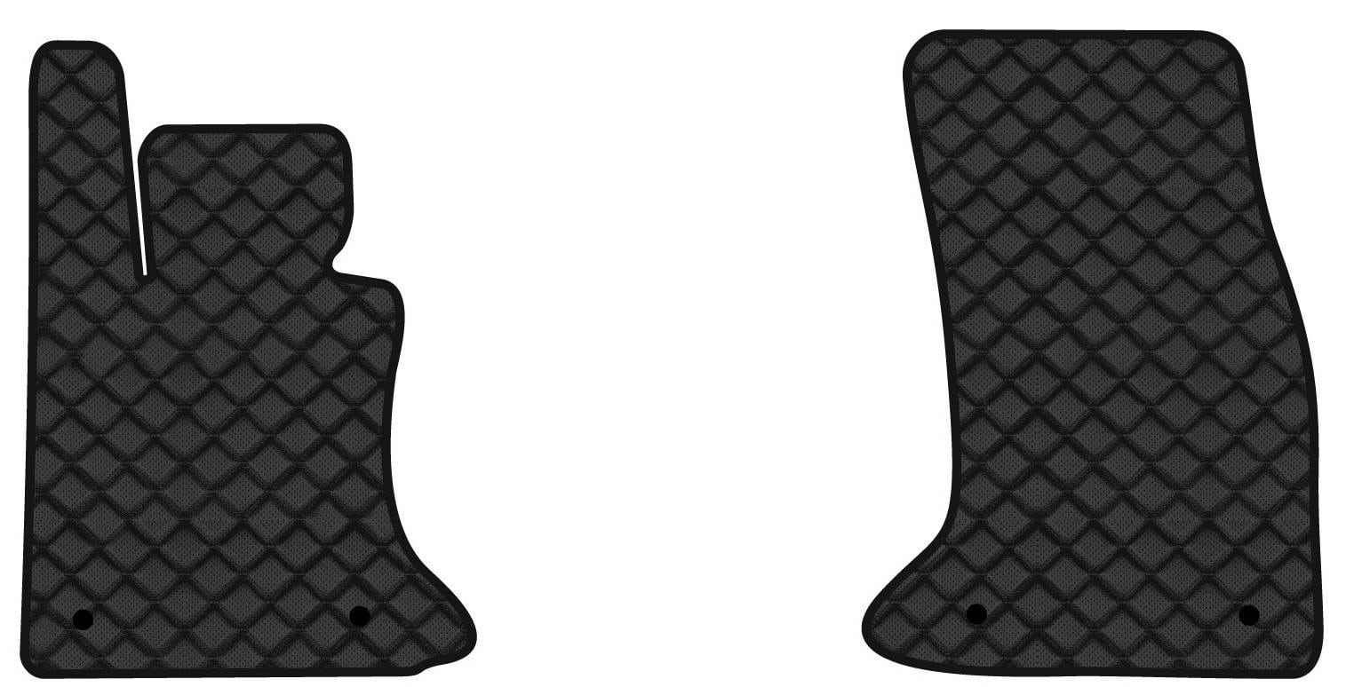 Килимки з екошкіри в салон авто передні EVAtech ECO для 5 Series (E60) BMW 2003-2010 6 покоління Sedan EU BM1419A2BW4BBB