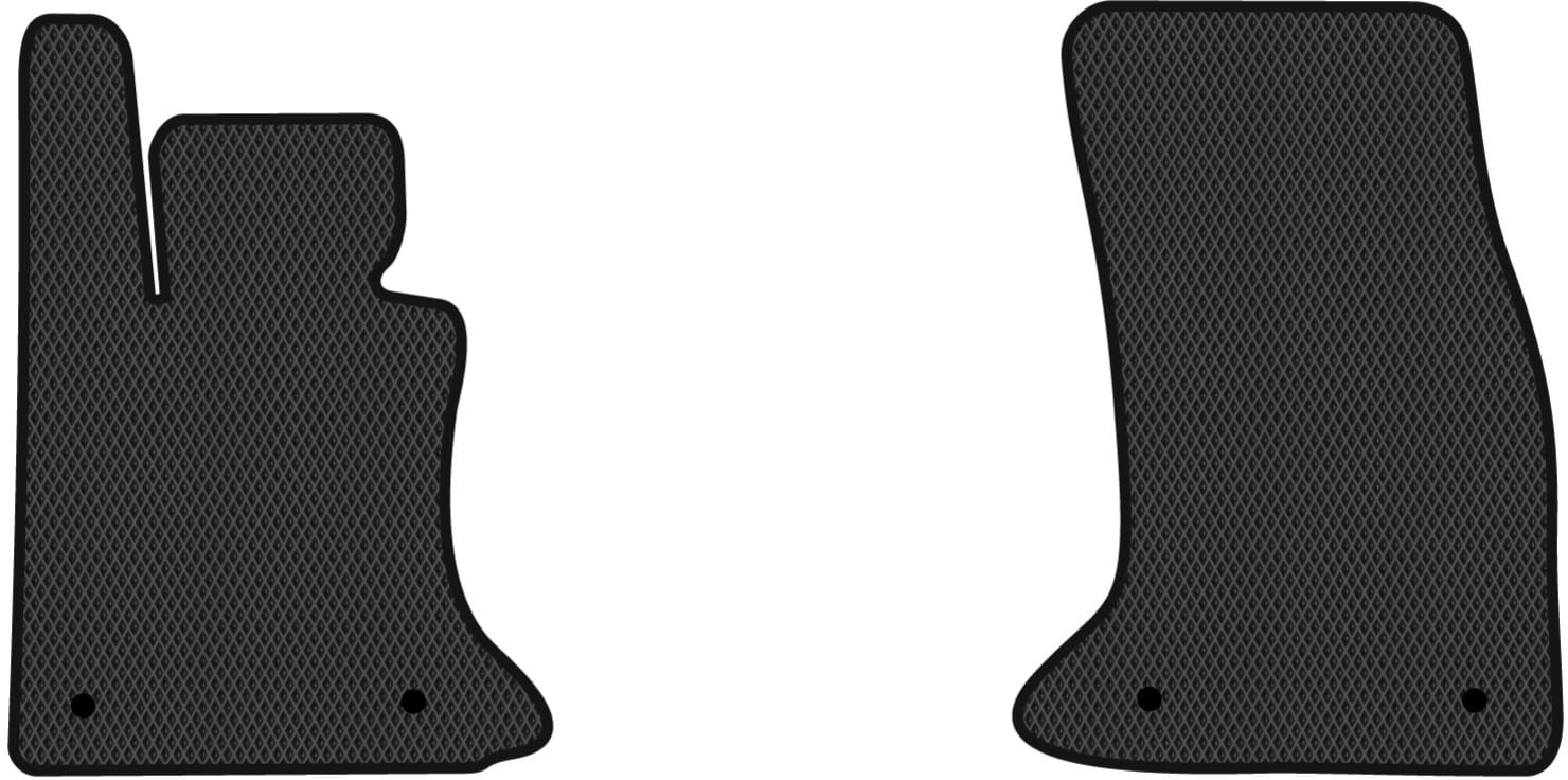 EVA килимки в салон авто передні EVAtech для 5 Series (E60) BMW 2003-2010 6 покоління Sedan EU (BM1419A2BW4RBB)