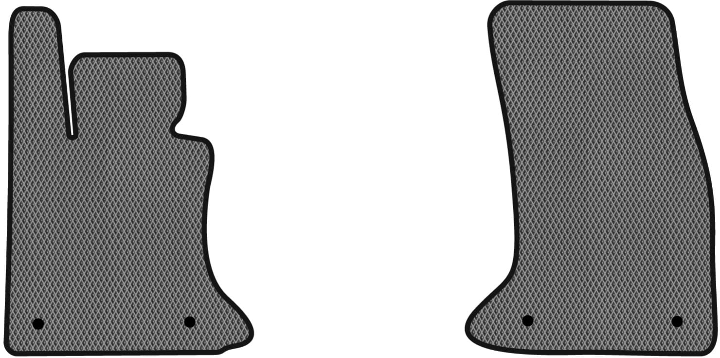 EVA килимки в салон авто передні EVAtech для 5 Series (E60) BMW 2003-2010 6 покоління Sedan EU (BM1419A2BW4RGB)