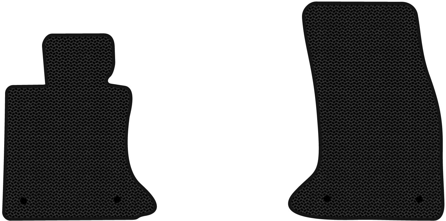 EVA килимки в салон авто передні EVAtech для 5 Series (E60) BMW 2003-2010 6 покоління Sedan EU (BM1419AB2BW4KBB)