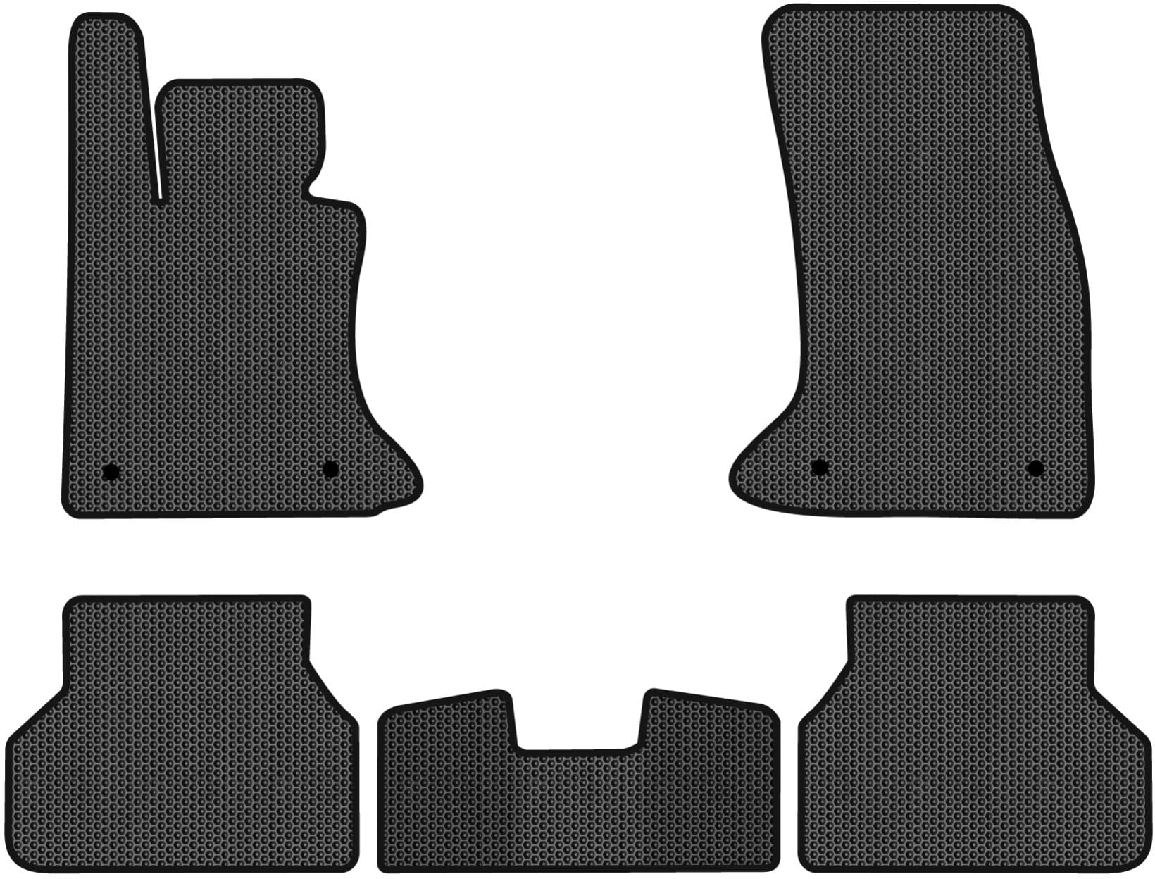 EVA коврики в салон авто EVAtech для 5 Series (E60) BMW 2003-2010 6 поколение Sedan EU BM1419C5BW4SBB