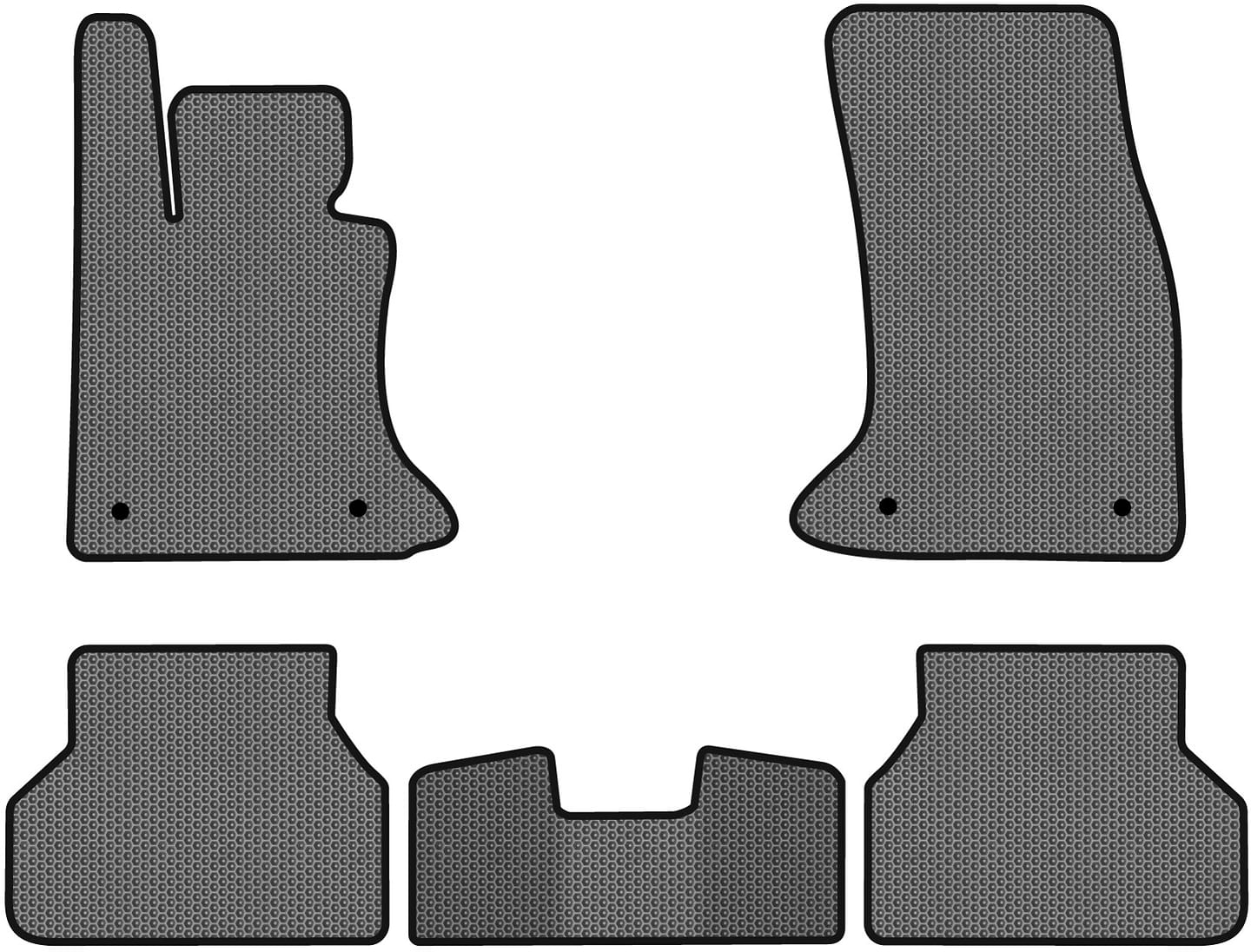EVA коврики в салон авто EVAtech для 5 Series (E60) BMW 2003-2010 6 поколение Sedan EU BM1419C5BW4SGB