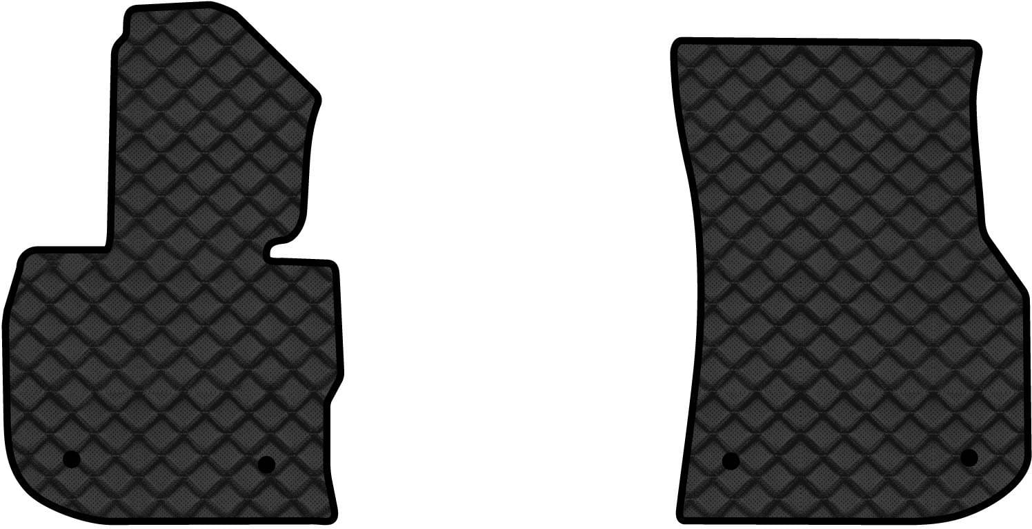 Килимки з екошкіри в салон авто передні EVAtech ECO для X4 (GO2) BMW 2018 2 покоління SUV EU BM1421AB2BW4BBLB