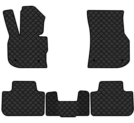 Коврики из экокожи в салон авто EVAtech ECO для X4 (GO2) BMW 2018 2 поколение SUV EU BM1421C5BW4BBLB