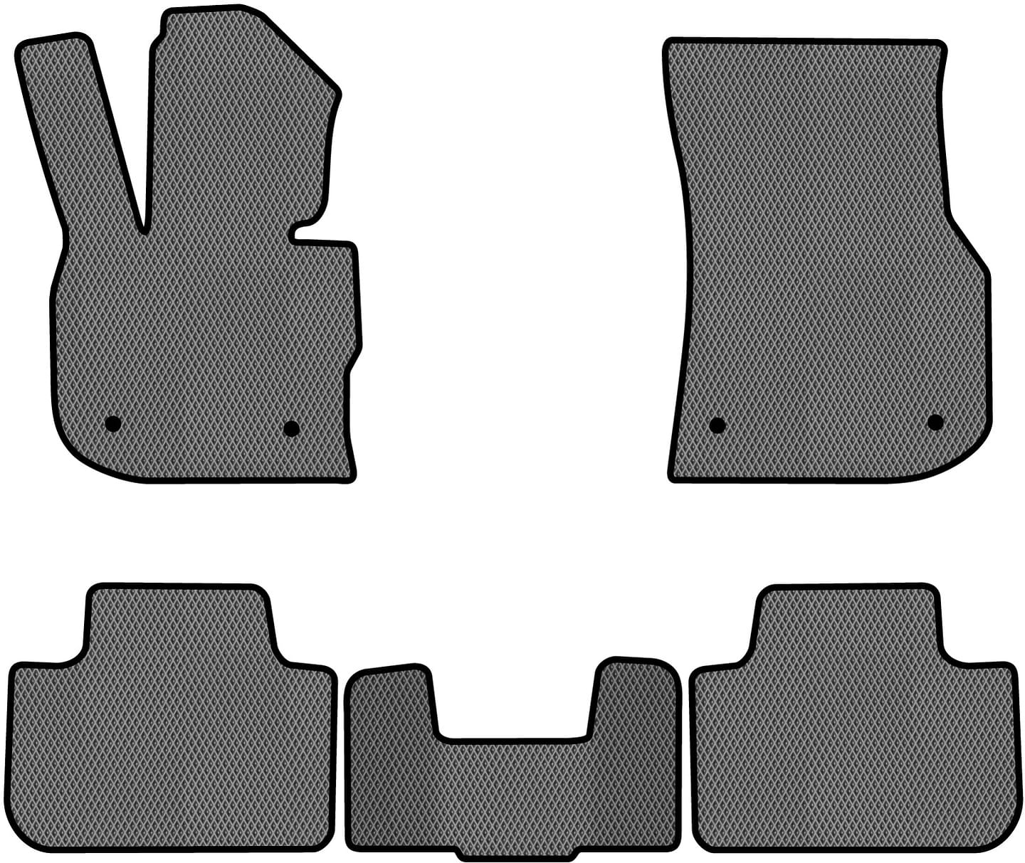 EVA коврики в салон авто EVAtech для X4 (GO2) BMW 2018 2 поколение SUV EU BM1421C5BW4RGB