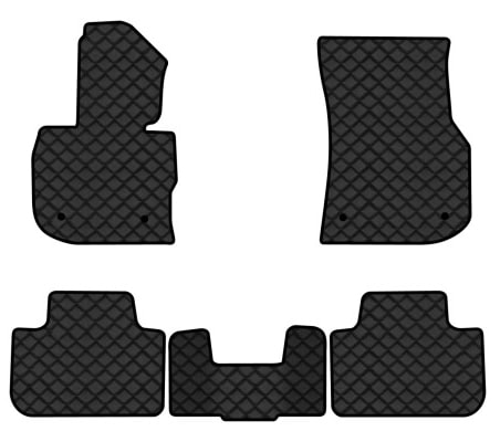 Коврики из экокожи в салон авто EVAtech ECO для X4 (GO2) BMW 2018 2 поколение SUV EU BM1421CB5BW4BBLB