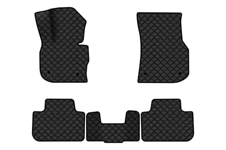 Коврики из экокожи в салон авто EVAtech ECO для X4 (GO2) BMW 2018 2 поколение SUV EU BM1421CD5BW4BBLB