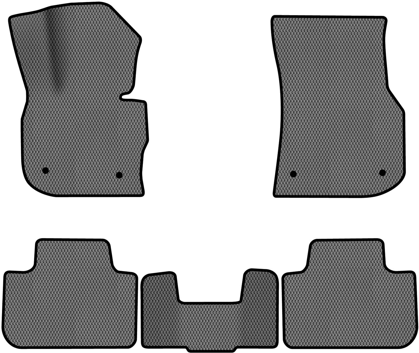EVA коврики в салон авто EVAtech для X4 (GO2) BMW 2018 2 поколение SUV EU BM1421CD5BW4RGB