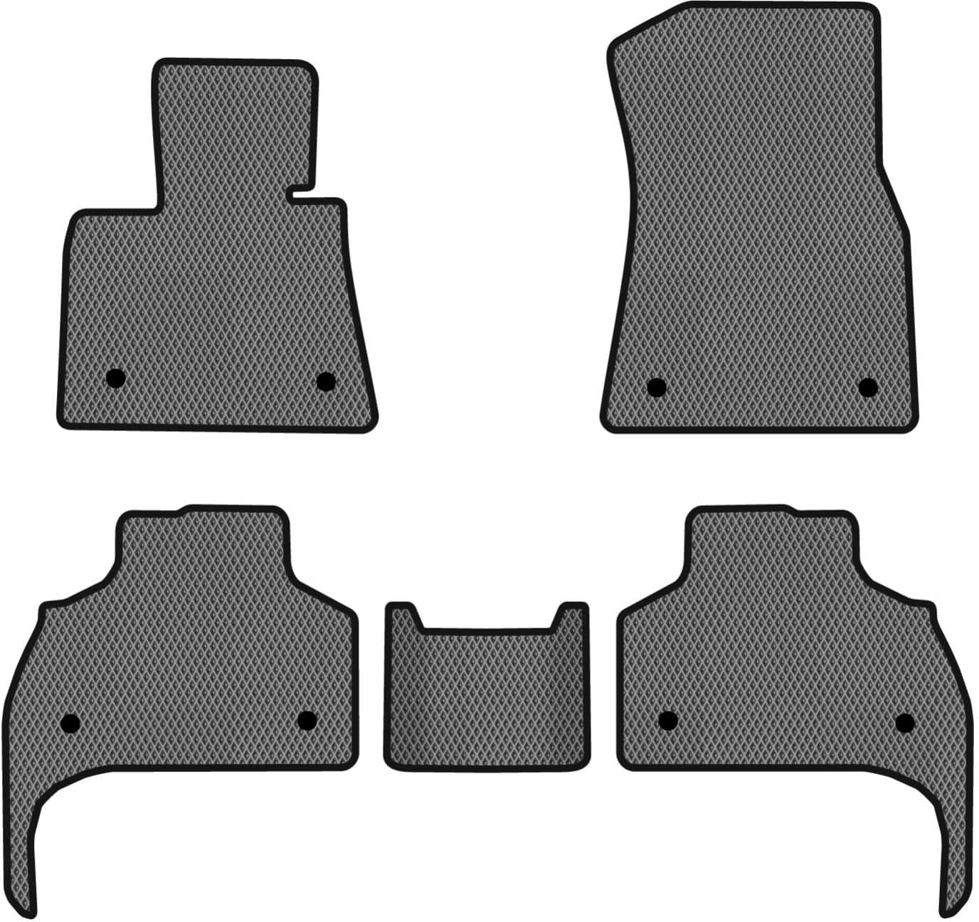 EVA коврики в салон авто EVAtech для X5 (G05) BMW 2018 4 поколение SUV EU BM1523CB5BW8RGB