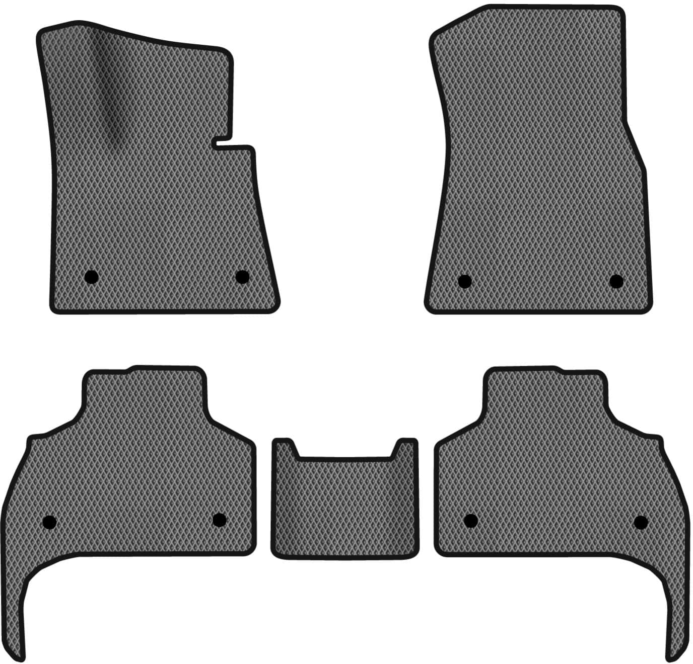 EVA коврики в салон авто EVAtech для X5 (G05) BMW 2018 4 поколение SUV EU BM1523CD5BW8RGB