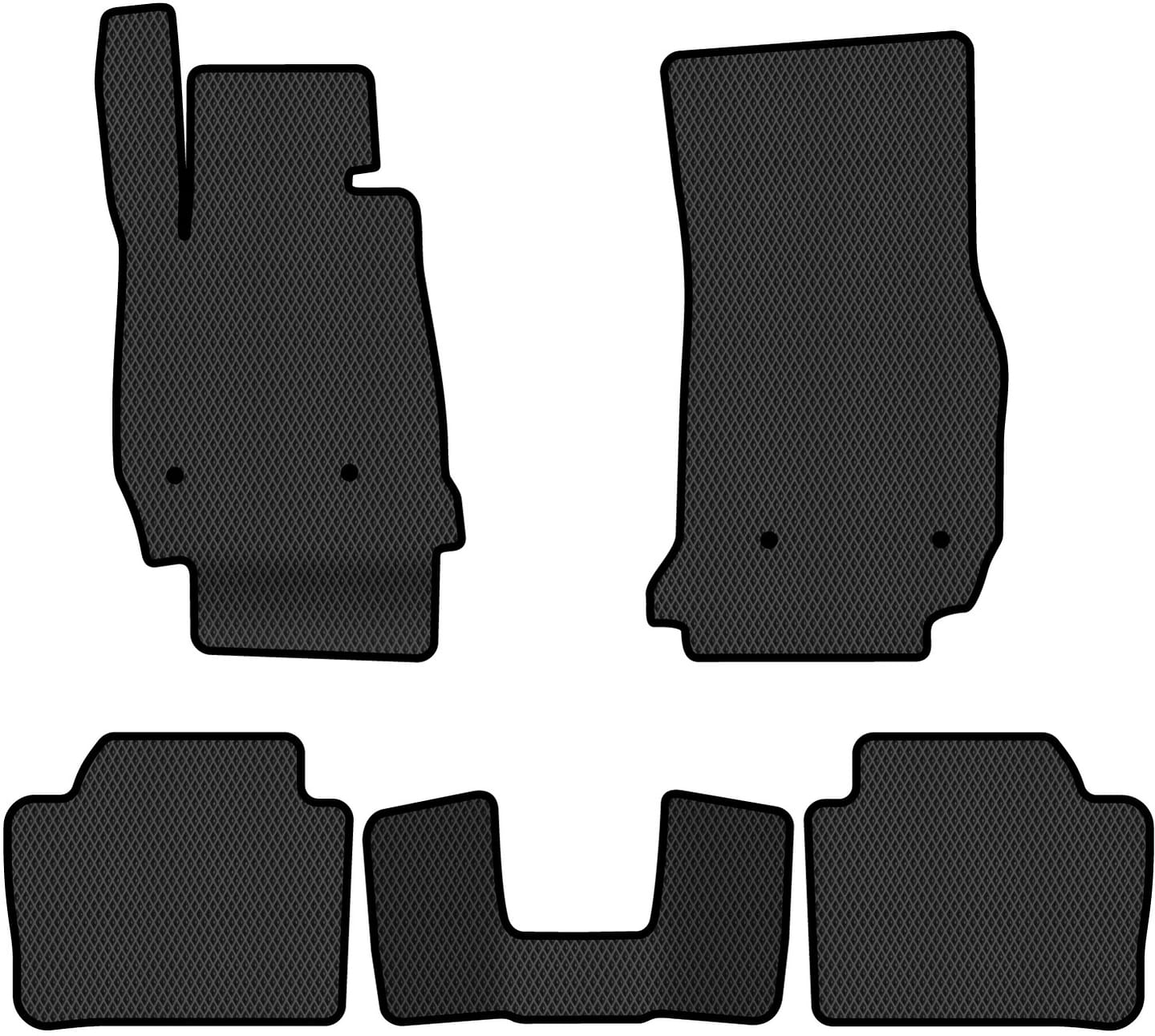 EVA коврики в салон авто EVAtech для 3 Series (F30) BMW 2012-2019 6 поколение Sedan USA BM1724C5BW4RBB