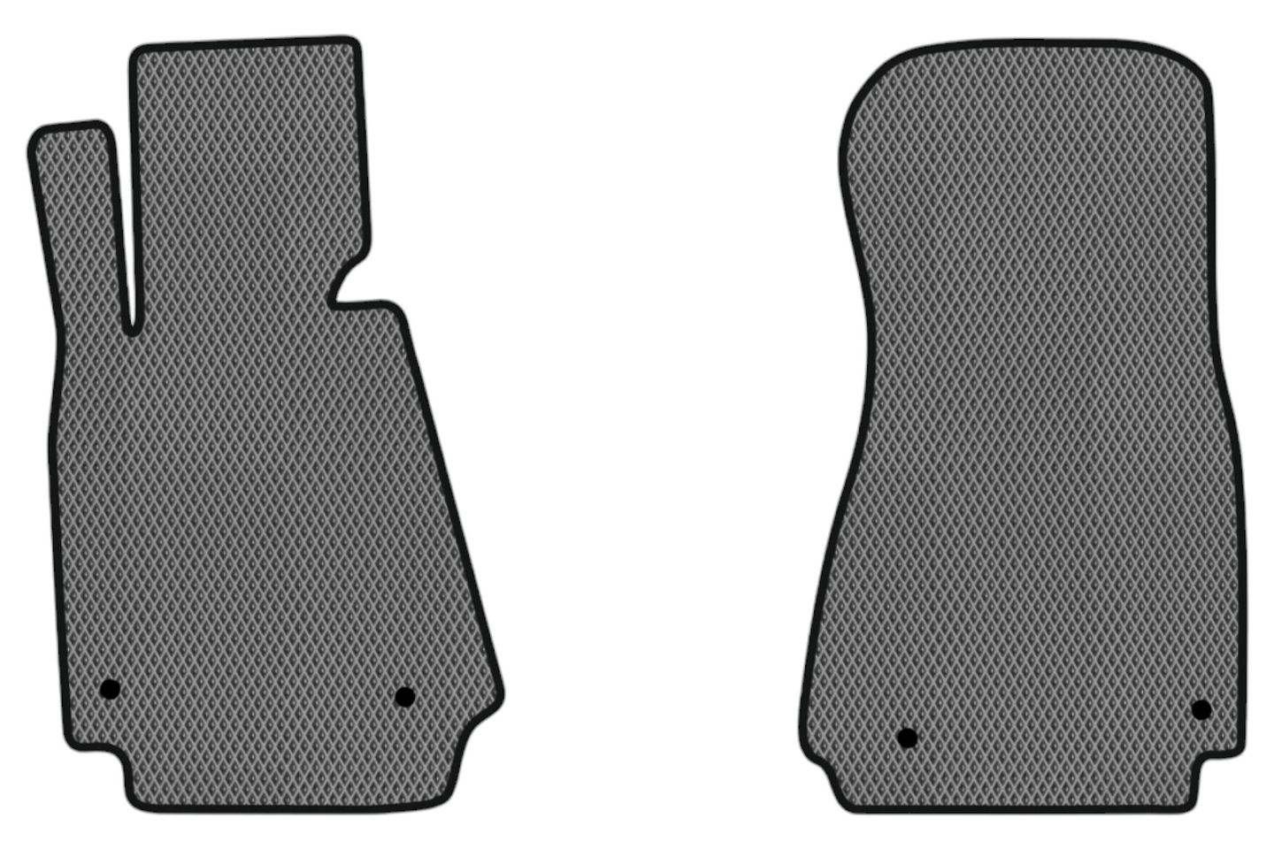 EVA килимки в салон авто передні EVAtech для 5 Series (E39) BMW 1995-2004 4 покоління Sedan EU (BM21085A2BW4RGB)