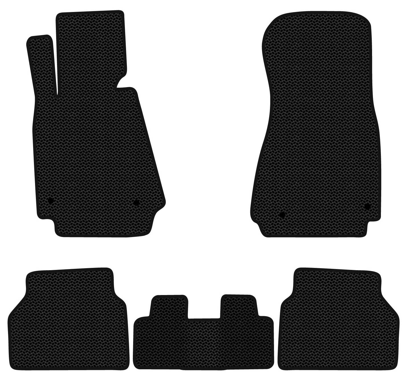 EVA коврики в салон авто EVAtech для 5 Series (E39) BMW 1995-2004 4 поколение Sedan EUBM21085C5BW4KBB