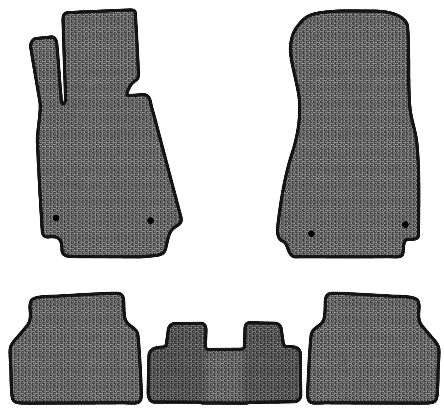 EVA коврики в салон авто EVAtech для 5 Series (E39) BMW 1995-2004 4 поколение Sedan EUBM21085C5BW4SGB