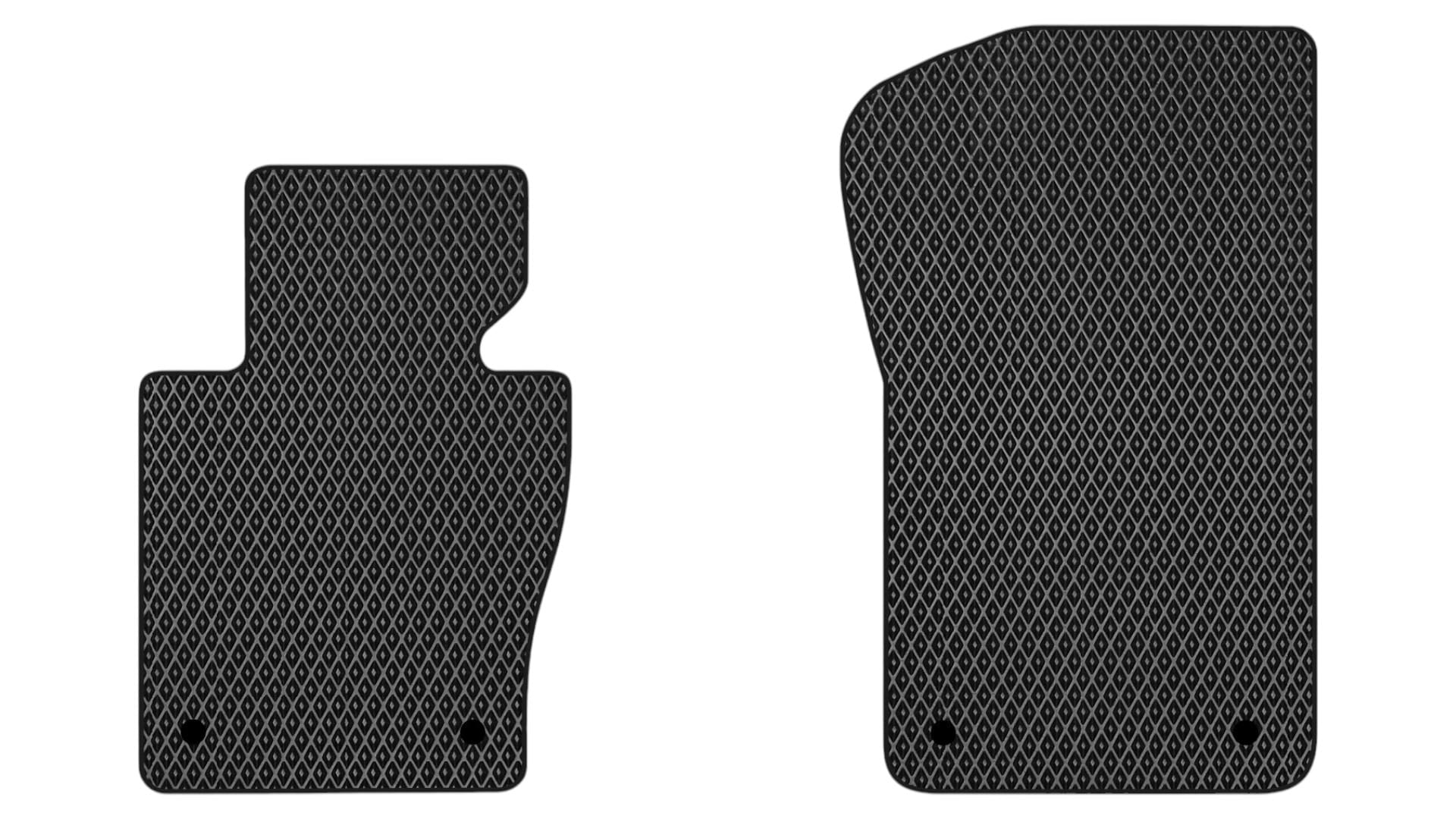 EVA килимки в салон авто передні EVAtech для X3 (E83) BMW 2003-2010 1 покоління SUV EU (BM21096AB2BW4RBB)