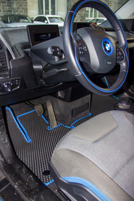 Фото - Коврики из экокожи в салон авто EVAtech ECO для I3 BMW 2013 1 поколение Htb EU BM21194PC4BW8BBB