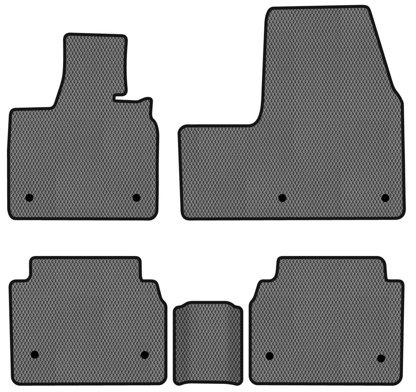 EVA коврики в салон авто EVAtech для I3 BMW 2013 1 поколение Htb EUBM21194CG5BW8RGB