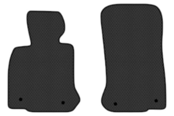 EVA килимки в салон авто передні EVAtech для 6 Series Gran Coupe (F06) RWD BMW 2011-2018 3 покоління Sedan EU (BM23432AB2BW4RBB)