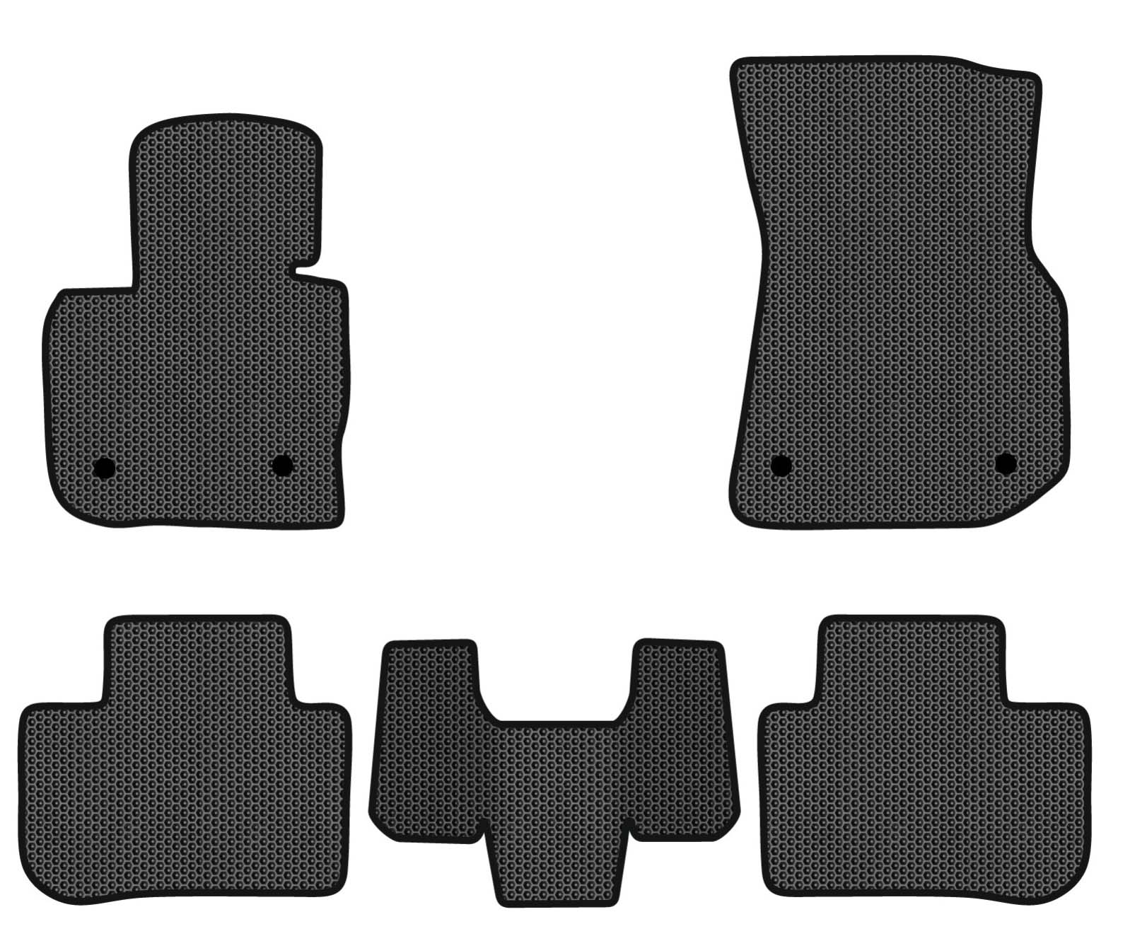 EVA коврики в салон авто EVAtech для X3 (G01) BMW 2017 3 поколение SUV EU BM2764CB5BW4SBB