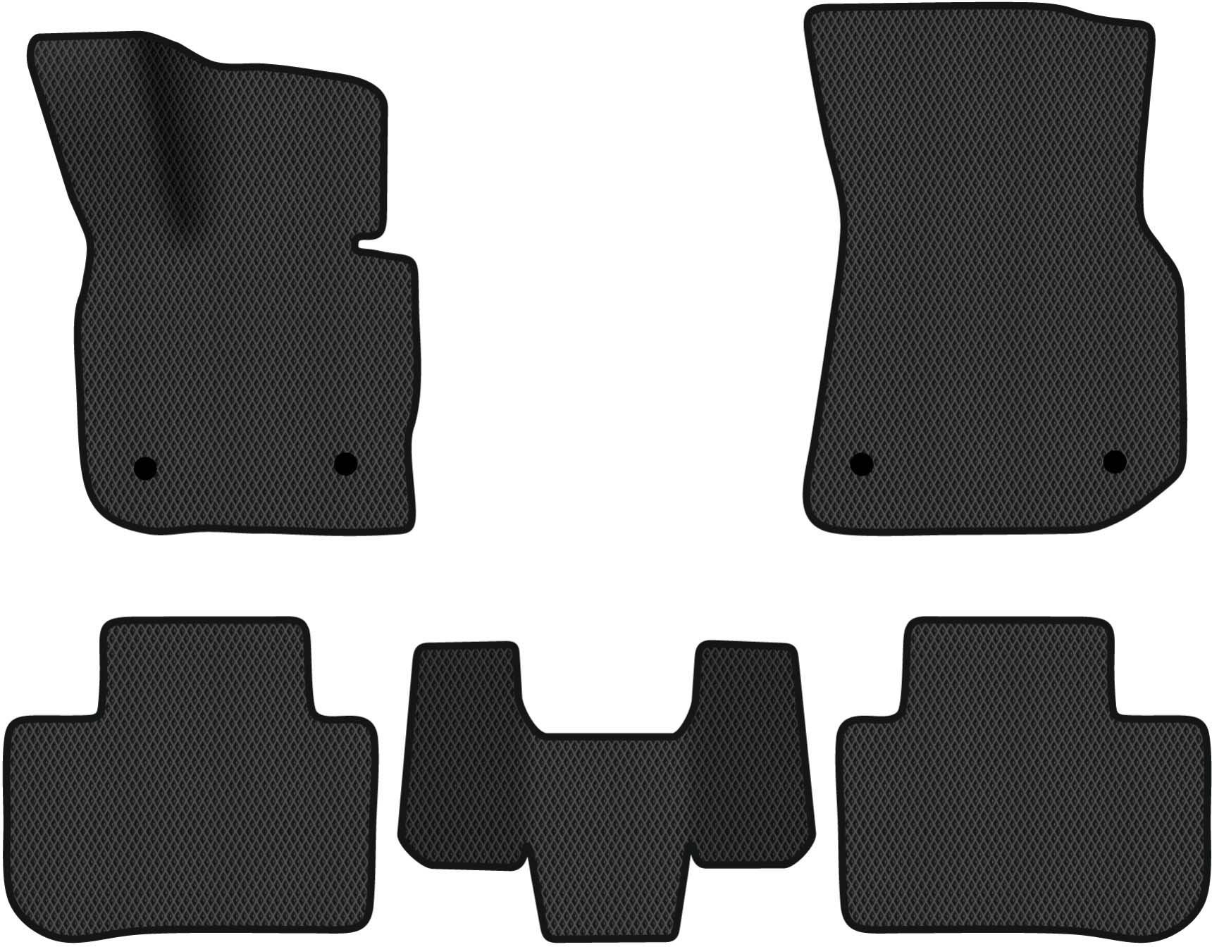 EVA коврики в салон авто EVAtech для X3 (G01) BMW 2017 3 поколение SUV EU BM2764CD5BW4RBB