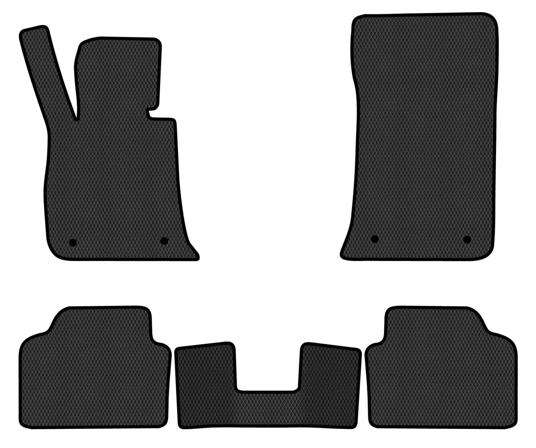 EVA коврики в салон авто EVAtech для 3 Series (E90) BMW 2005-2013 5 поколение Sedan EU BM2861C5BW4RBB