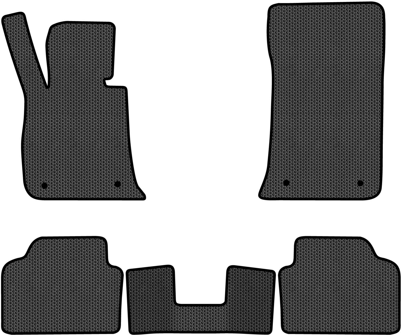 EVA коврики в салон авто EVAtech для 3 Series (E90) BMW 2005-2013 5 поколение Sedan EU BM2861C5BW4SBB