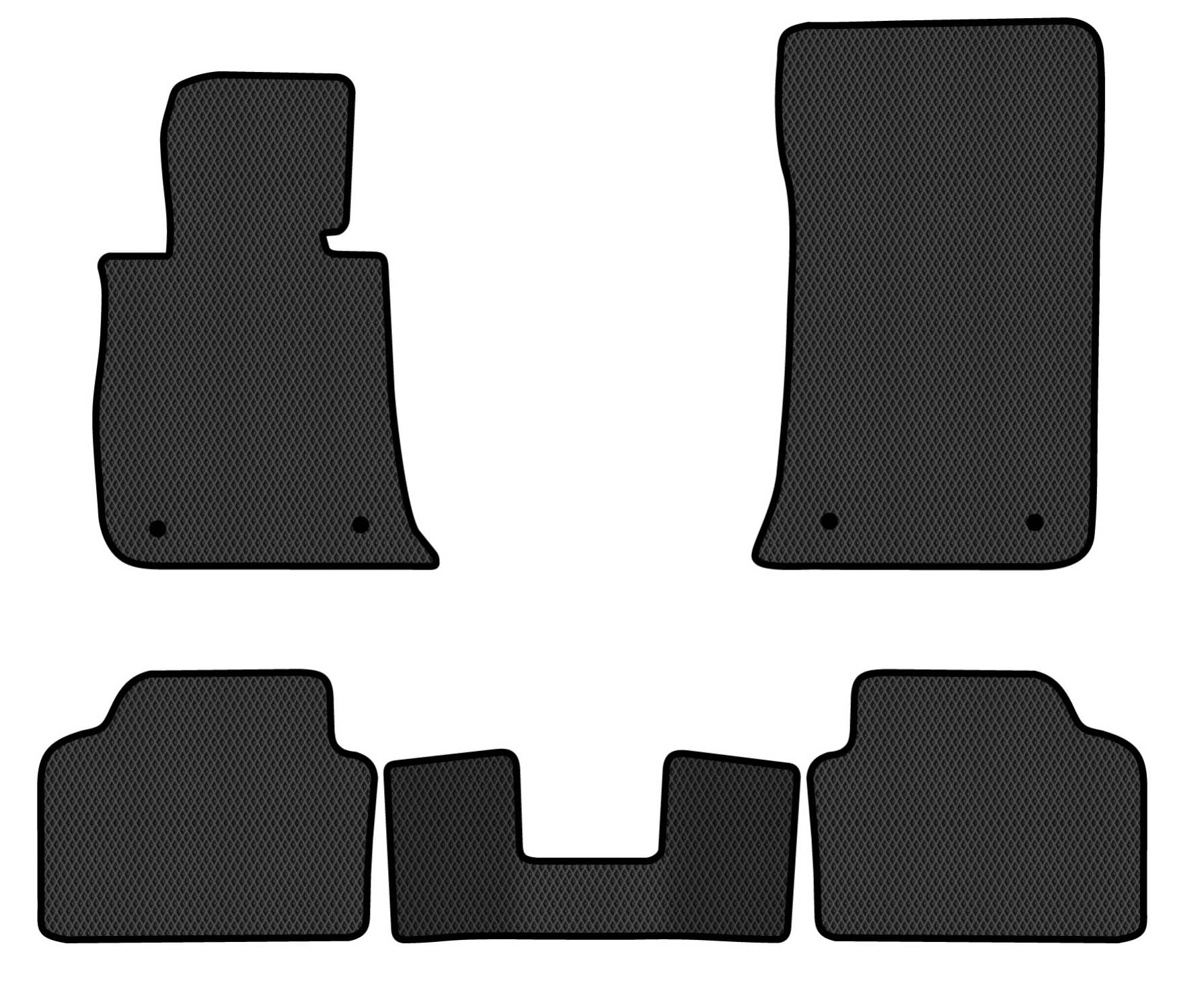 EVA коврики в салон авто EVAtech для 3 Series (E90) BMW 2005-2013 5 поколение Sedan EU BM2861CB5BW4RBB