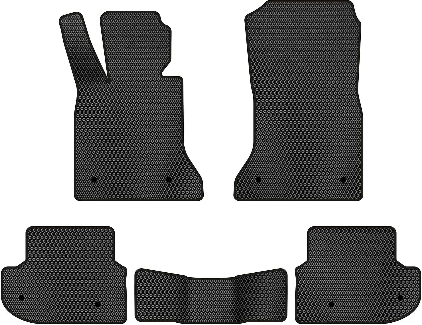 EVA коврики в салон авто EVAtech для 5 Series (F10) Mechanical seats BMW 2010-2013 6 поколение Sedan EU BM31054C5RBB