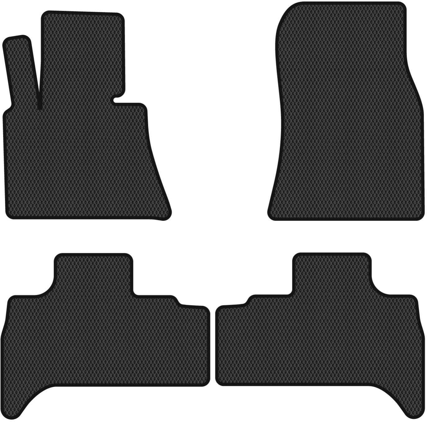 EVA килимки в салон авто EVAtech для X5 (E53) BMW 1999-2003 1 покоління SUV EU(BM323PC4RBB)