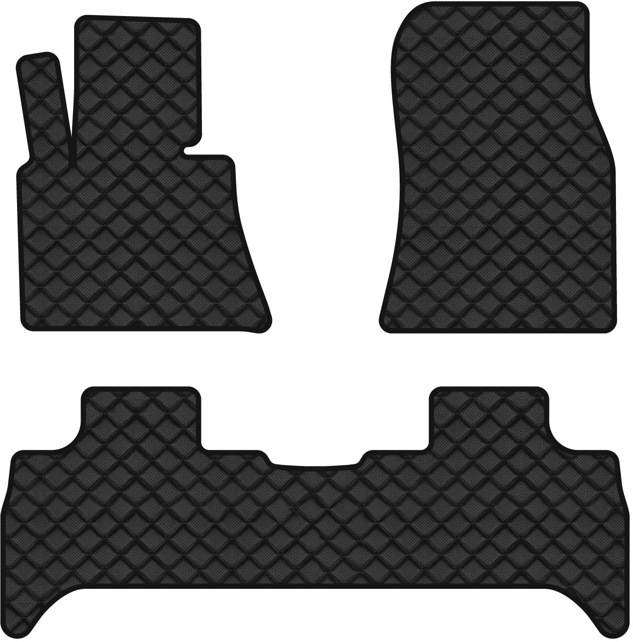 Коврики из экокожи в салон авто EVAtech ECO для X5 (E53) BMW 1999-2003 1 поколение SUV EU BM323Z3BBB