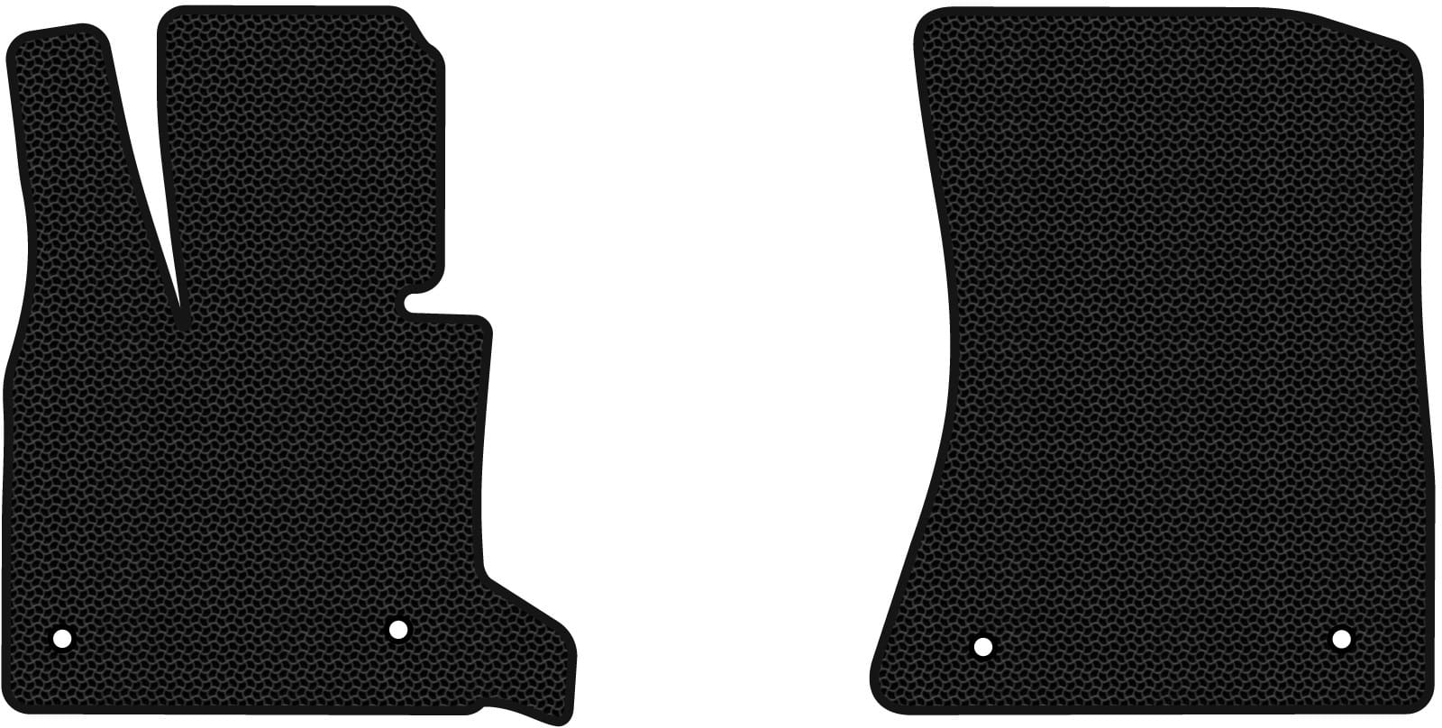 EVA килимки в салон авто передні EVAtech для X5 (E70) (open threshold) BMW 2006-2013 2 покоління SUV EU (BM325A2BW4KBB)