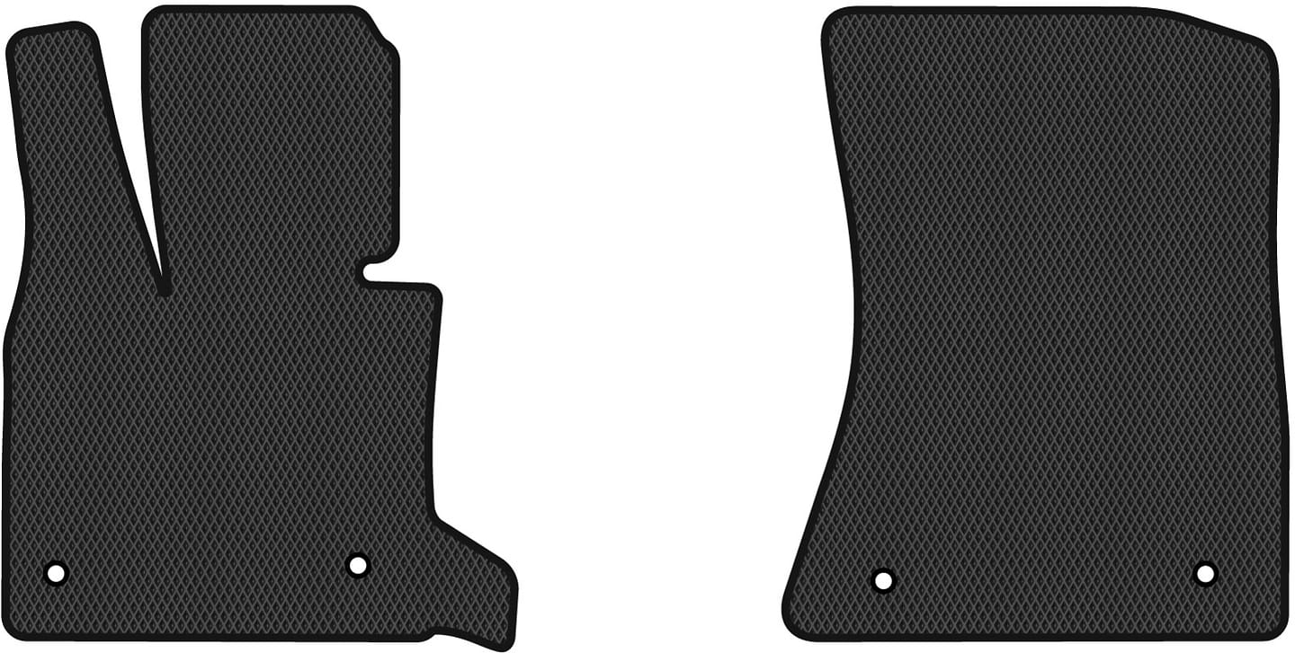 EVA килимки в салон авто передні EVAtech для X5 (E70) (open threshold) BMW 2006-2013 2 покоління SUV EU (BM325A2BW4RBB)