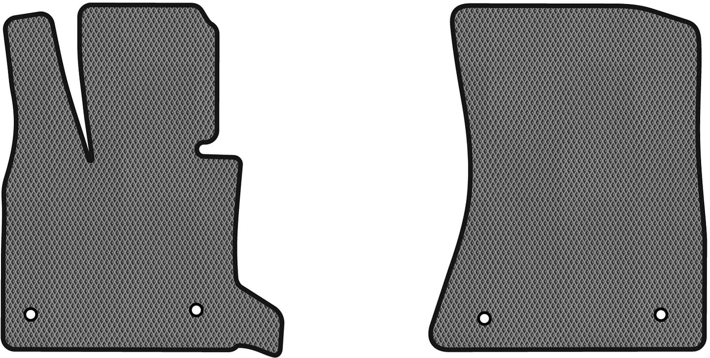 EVA килимки в салон авто передні EVAtech для X5 (E70) (open threshold) BMW 2006-2013 2 покоління SUV EU (BM325A2BW4RGB)