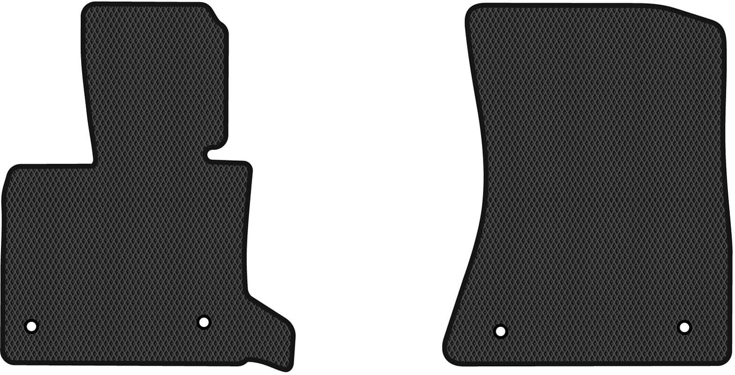 EVA килимки в салон авто передні EVAtech для X5 (E70) (open threshold) BMW 2006-2013 2 покоління SUV EU (BM325AB2BW4RBB)