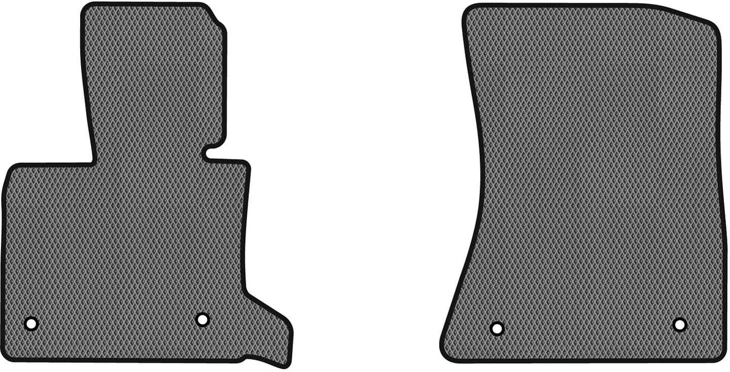 EVA килимки в салон авто передні EVAtech для X5 (E70) (open threshold) BMW 2006-2013 2 покоління SUV EU (BM325AB2BW4RGB)