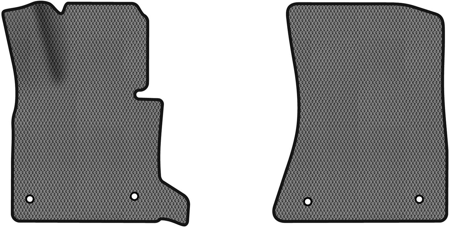 EVA килимки в салон авто передні EVAtech для X5 (E70) (open threshold) BMW 2006-2013 2 покоління SUV EU (BM325AD2BW4RGB)